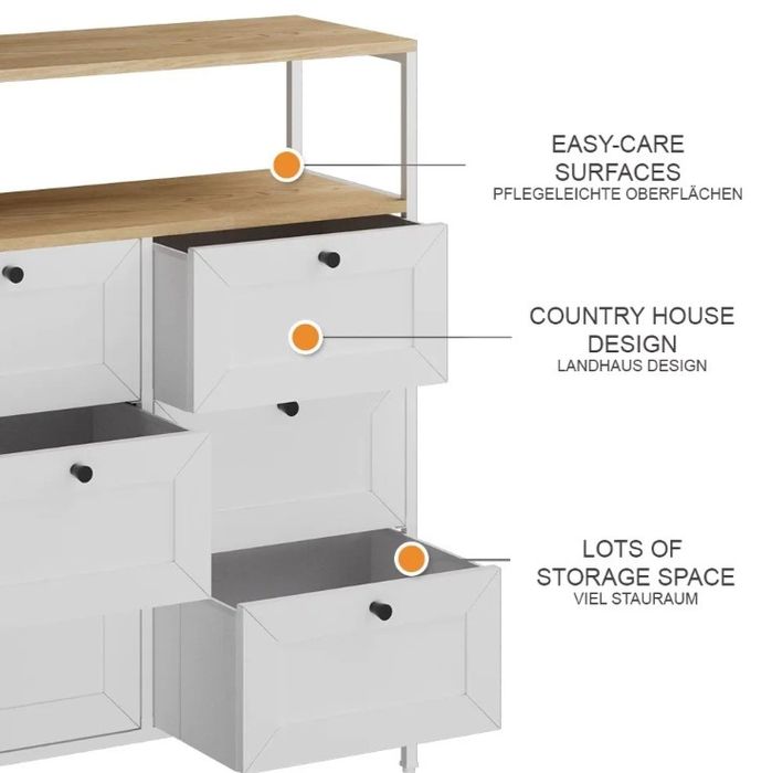 Комод/скрин метална рамка Vicco