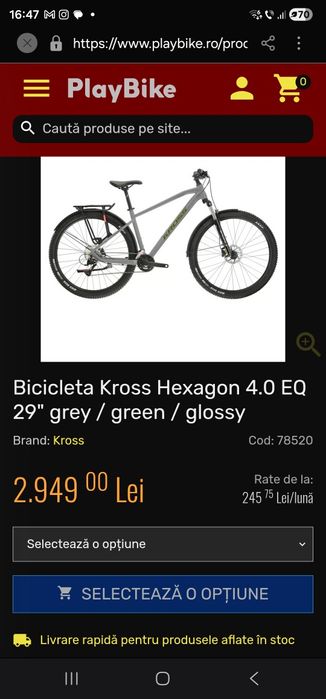 Bicicleta Kross Hexagon 4.0 EQ