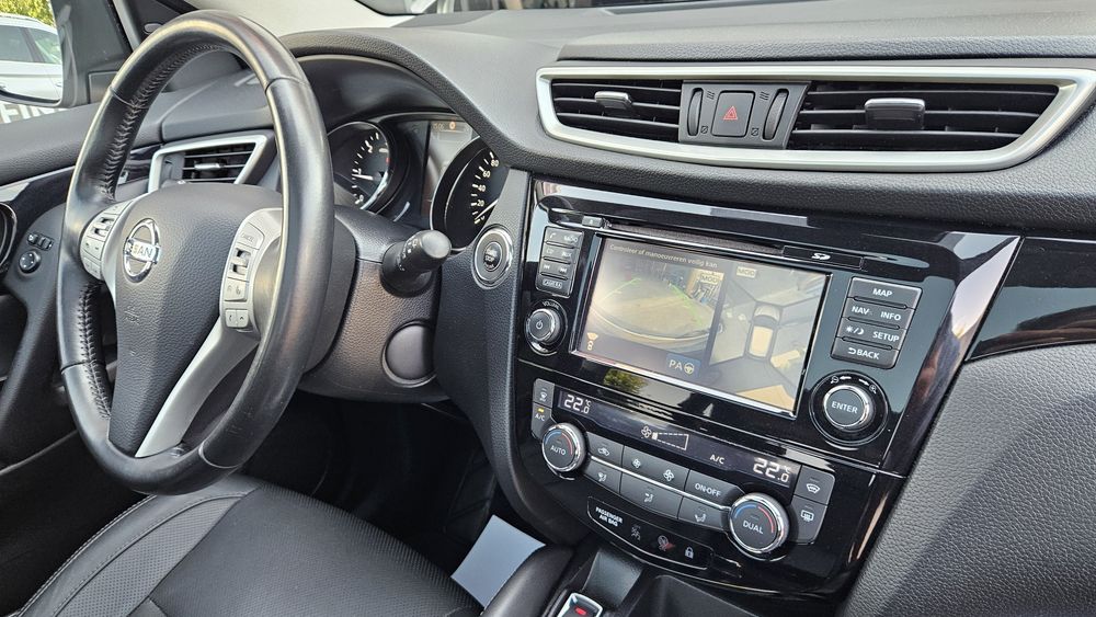 Nissan Qashqai 1.5 Dci 110 cp 2016.06 Euro 6 Tekna+ Xenon+Led-Piele-Navi-Clima-Panoramic-Camera 360-Scaune incalzite-Crom-Jante R17