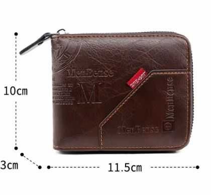 Нови мъжки портфейли с цип, държач за карти