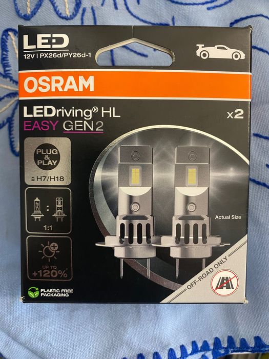 LED Крушки OSRAM H4 / H18 - 2бр