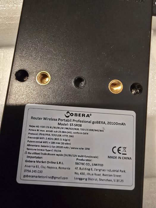 Router solar 4G Gobera. Garanție EMAG.