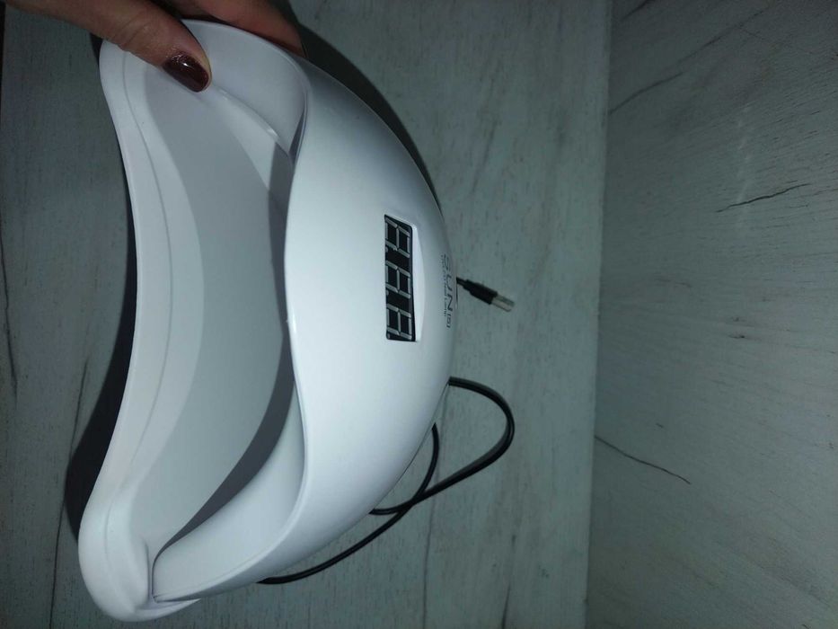 Сензорна LED/UV лампа Sun с LCD  дисплей