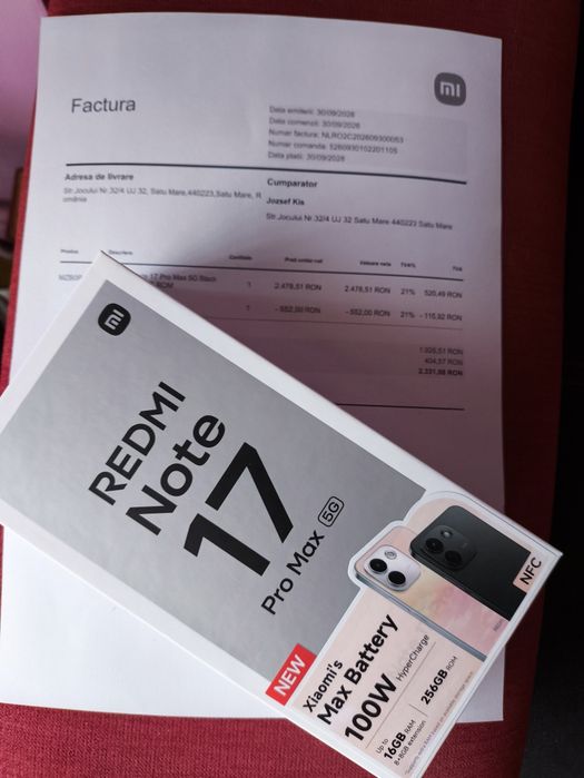 Xiaomi Redmi Note 17 Pro Max, Green,sigilat