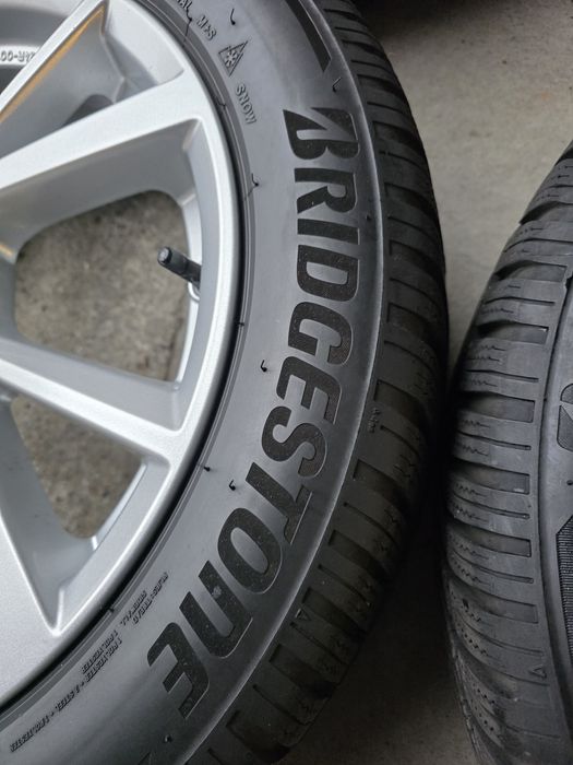 Jante cu anvelope Skoda Octavia, Audi, VW, 205 55 r17 5×112mm 57.1mm