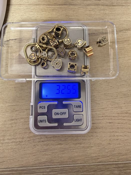 Brațara Aur 14k, stil Pandora