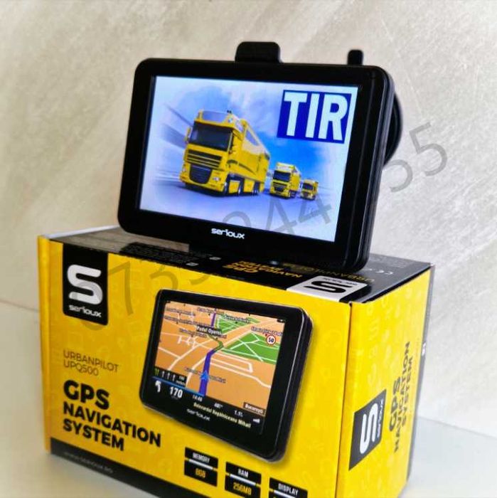 Navigatie GPS - SERIOUX 5"U-Pilot,pt Truck,TIR,Camion,Auto,Actualizat