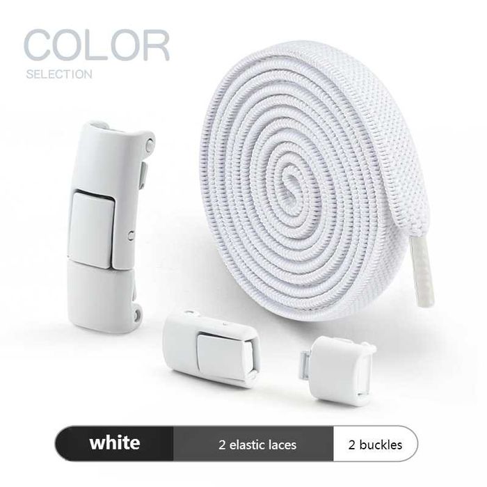 Връзки за обувки без връзване ластични еластични връзки за маратонки