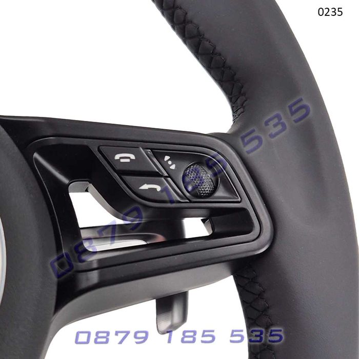 Спортен черен волан Porsche 911 718 Panamera Macan Cayenne Порше кайен