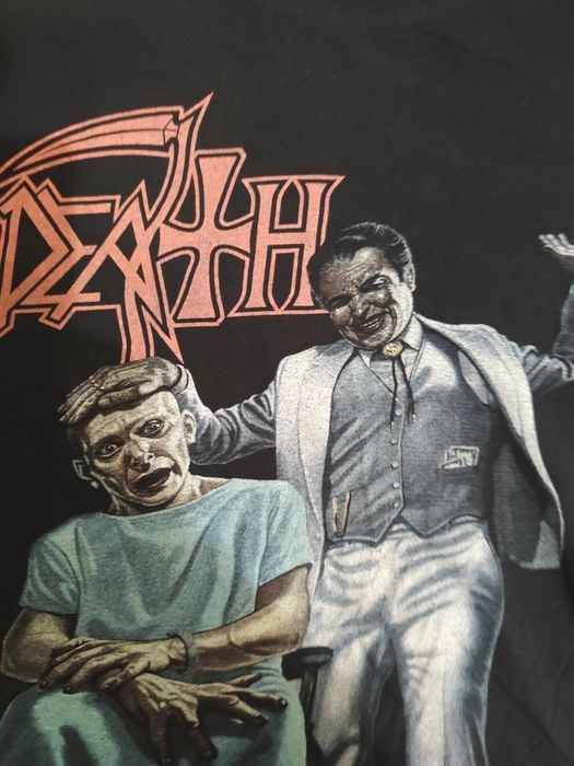 Size L тениска на групата death, spiritual healing shirt