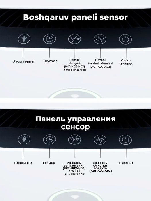 Очиститель и увлажнитель воздуха