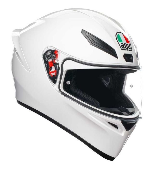 Топ Цена Мото Каска AGV K1 S E2206 - WHITE GLOSS,размер XXL 63-64 NEW