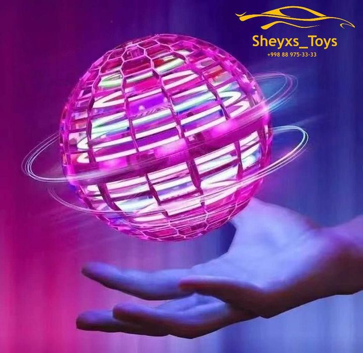 Учувчи шар-спиннер — ҳаво ичида 12 метргача баландликка учириш мумкин