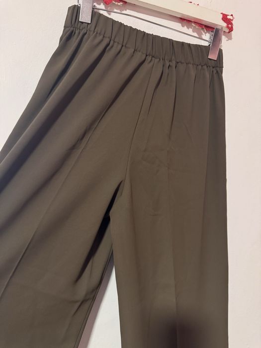 Pantaloni de birou, superbi, eleganți, largi, Petite M, kaki
