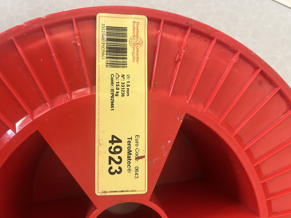 Sarma sudura cu miez TeroMatec 4923 1.6 15kg