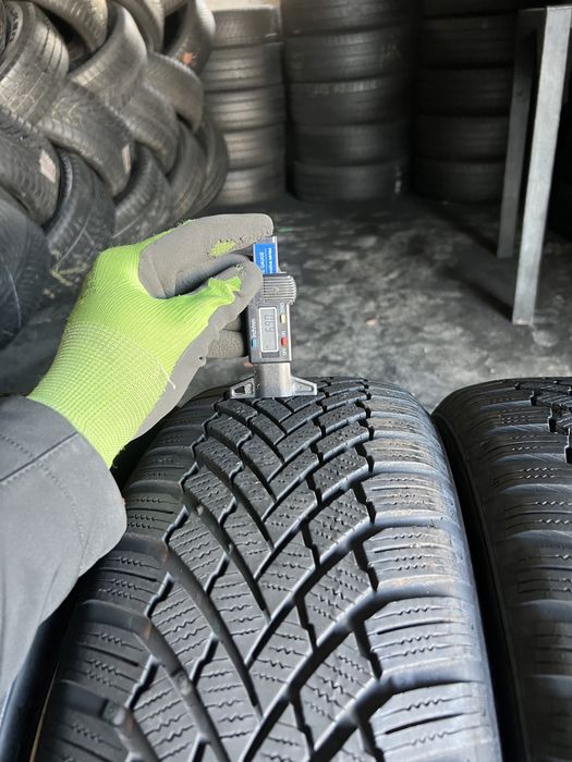 4 anvelope iarna ca 205/55/16 Continental 7-8 mm!