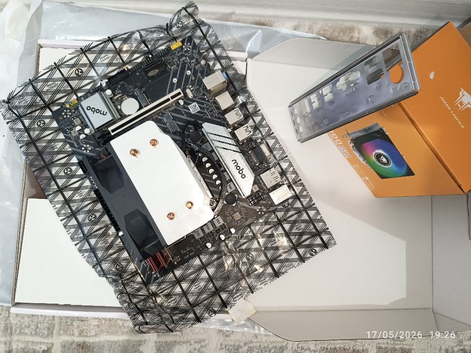 Intel core i5 12400f, mobo h610, ozu 16gb (8+8) MHz, bashniya kuller
