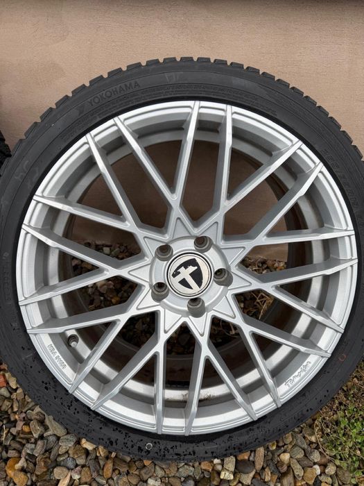 Jante Tomason , 19 inch , 8,5  , echipate cu cauciucuri de iarna