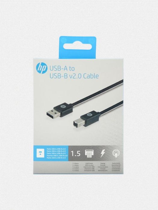 Кабель hp USB-A TO USB B 2.0 кабель для принтера 1.5м