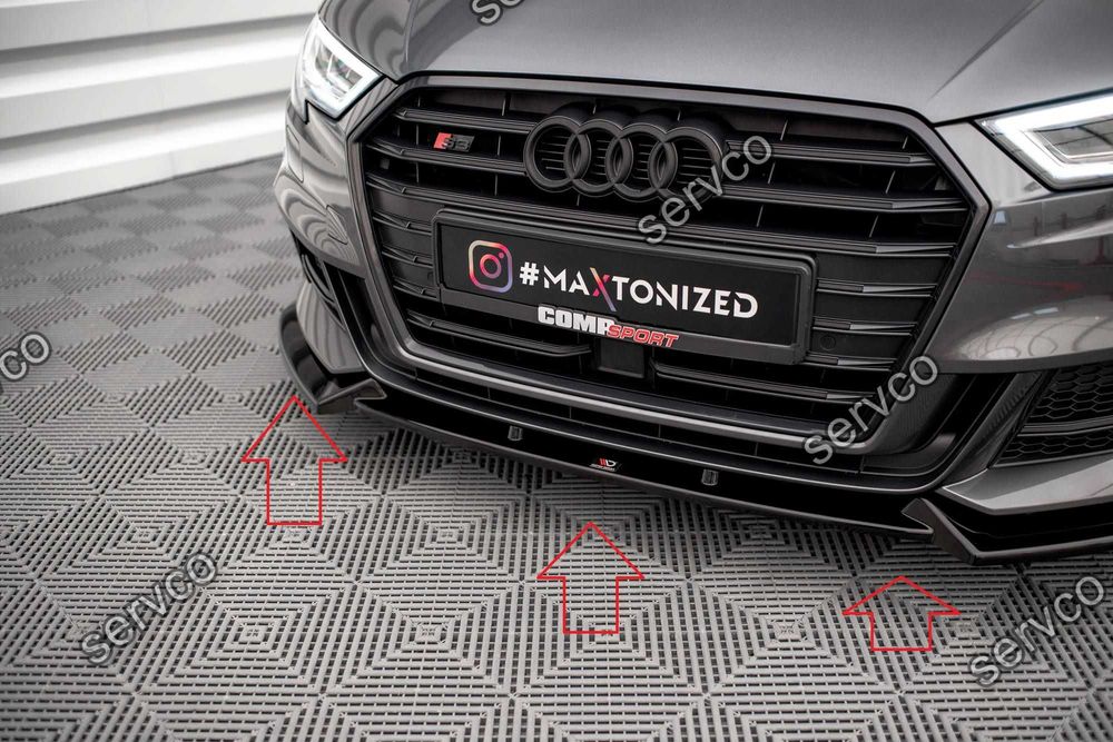 Pachet Body kit tuning Audi S3 Sportback 8V 2016-2019 v9 - Maxton