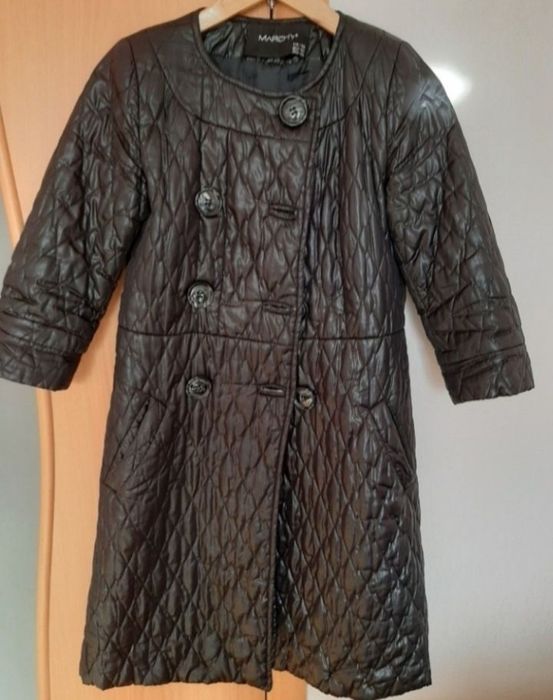 Стеганный плащ - пальто