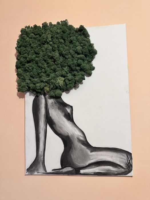 3Д Жива картина със Скандинавски мъх