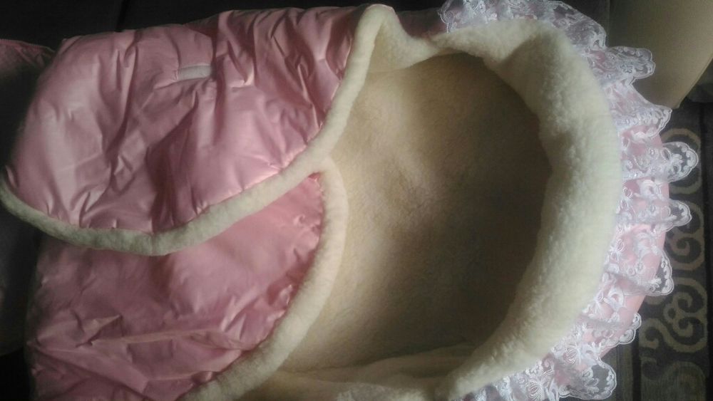 Зимний конверт на выписку