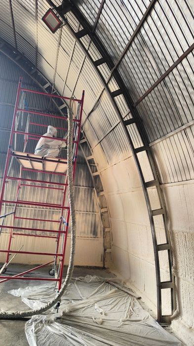 Утепление крыш, ангаров