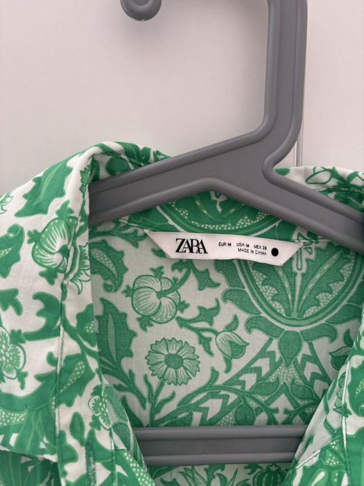 Zara памучна рокля