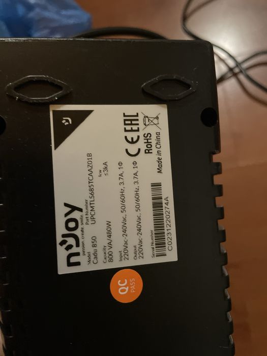 UPS nJoy Cadu 850 - Testat - Diagrame si detalii in anunt