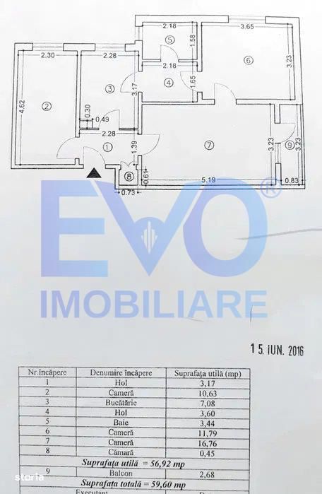 Apartament 3 camere in zona Tudor Vladimirescu