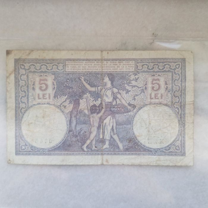 Bancnota 5 lei 1920
