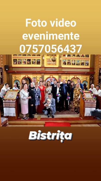 Foto și video Bistrița evenimente nunta botez majorat fotograf