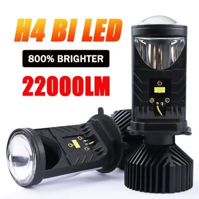H4 bi led T9 can .