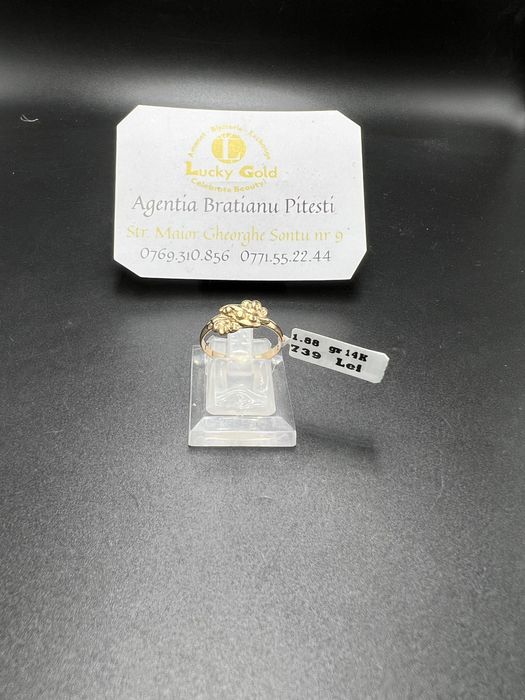 Inel aur 14k 1,88 gr marimea 17/57 co 23113