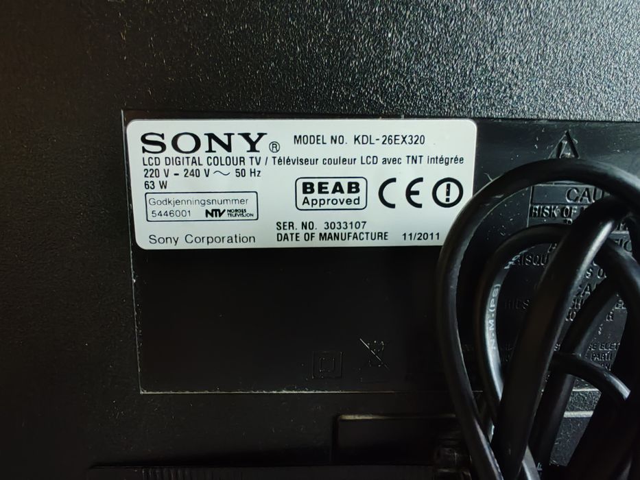 Sony digital color tv