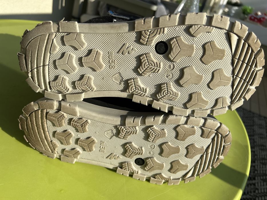 Детски непромокаеми ботуши за преходи в сняг sh500, 38 черни