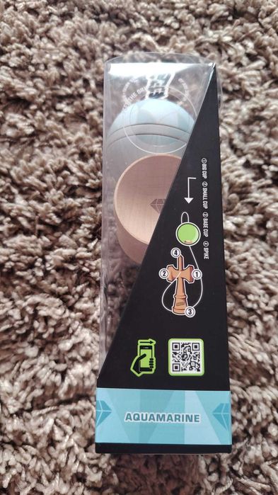Kendama Sweets Turbo Shape Aquamarine anti skid 2.0 CF GEM