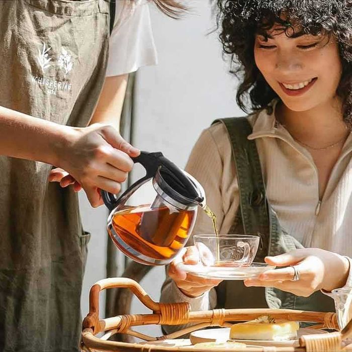 Термоустойчива кана с инфузер и капак – 2000 мл