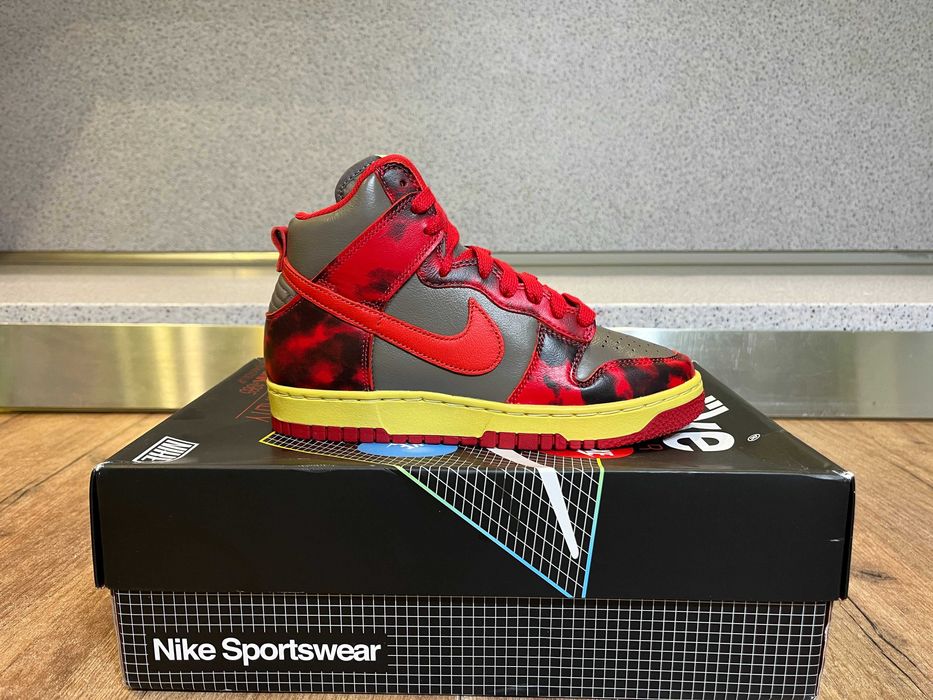 ОРИГИНАЛНИ *** Nike Dunk High 1985 " Red Acid Wash " Retro