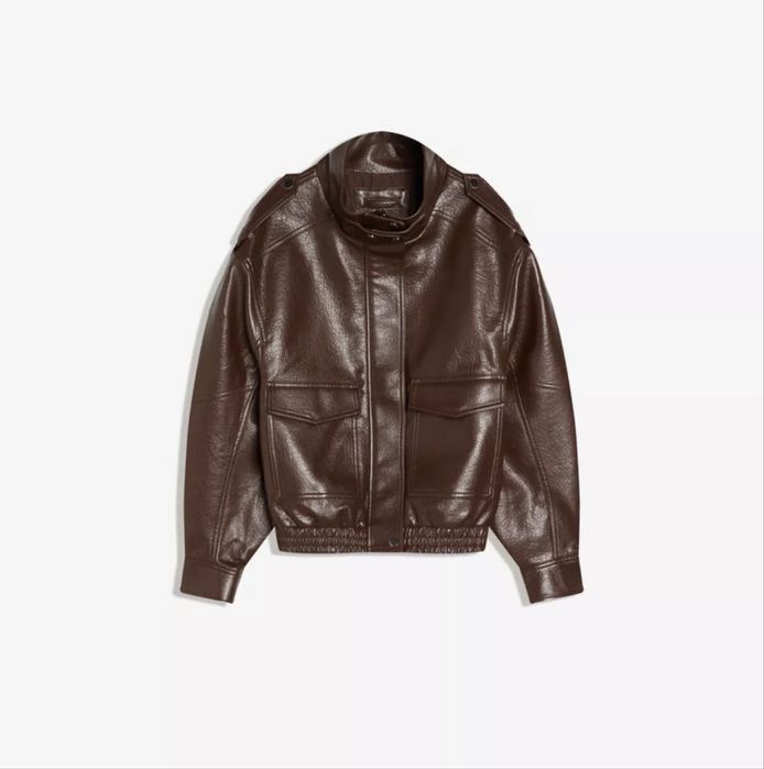 Яке от изкуствена кожа Bershka