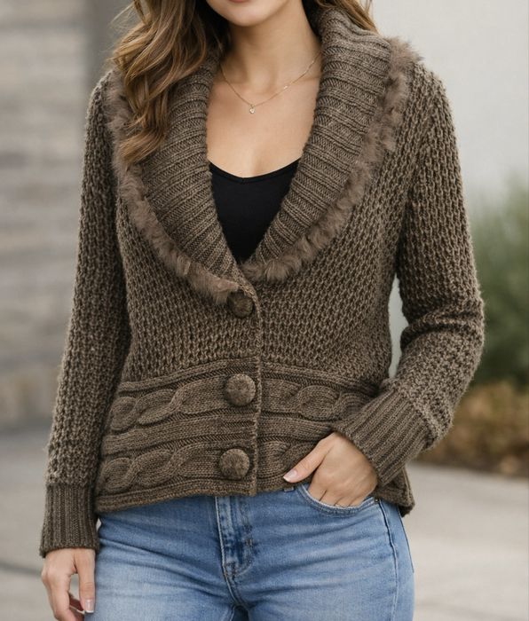 Cardigan pulover cu nasturi NOU