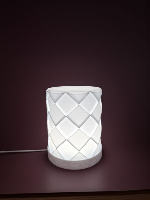 Veioză LED decorativă – design modern 3D – lumină ambientală elegantă