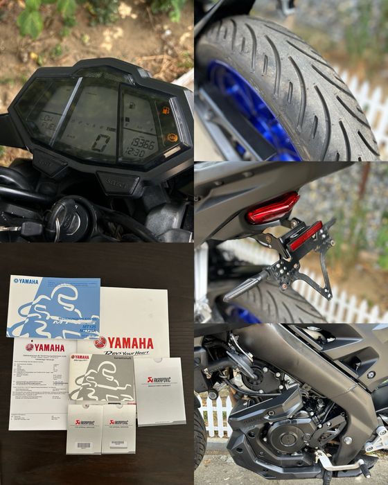 Yamaha MT-125 2018 A1 AKRAPOVIC (yzf,cb,duke)