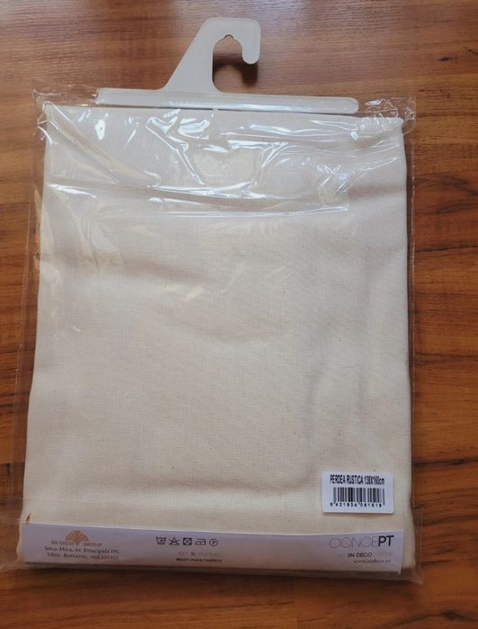 Set 2 Perdele 100% Bumbac, 140x160, Crem