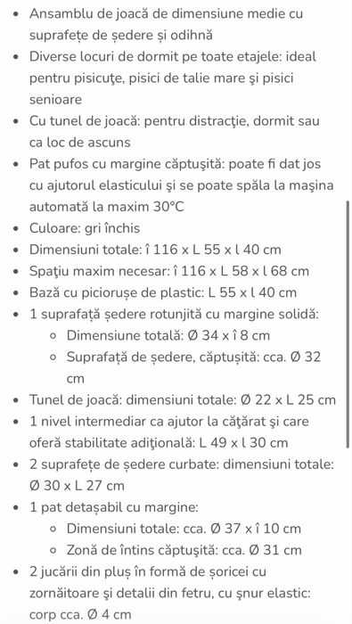 Ansamblu joaca pisici Zooplus