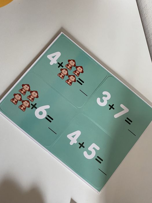 Везна Маймунки, цифри, броим, смятаме