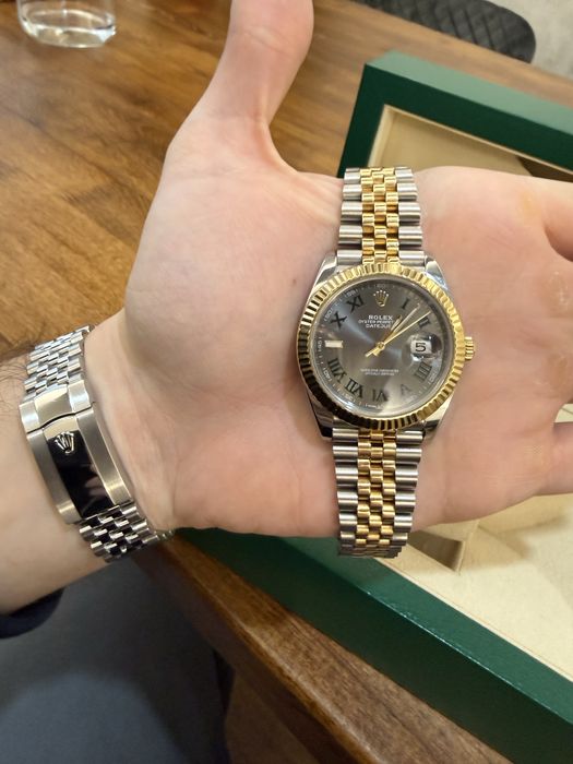 Rolex Datejust 41 | Wimbledon | Jubilee | Flutted | Yellow Gold