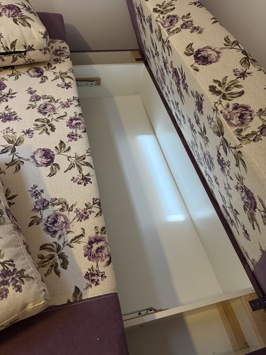Canapea extensibila cu lada depozitare - noua