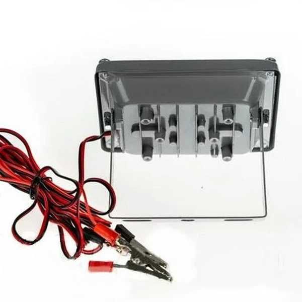 Proiector LED 12 volti 10w, cablu, clesti